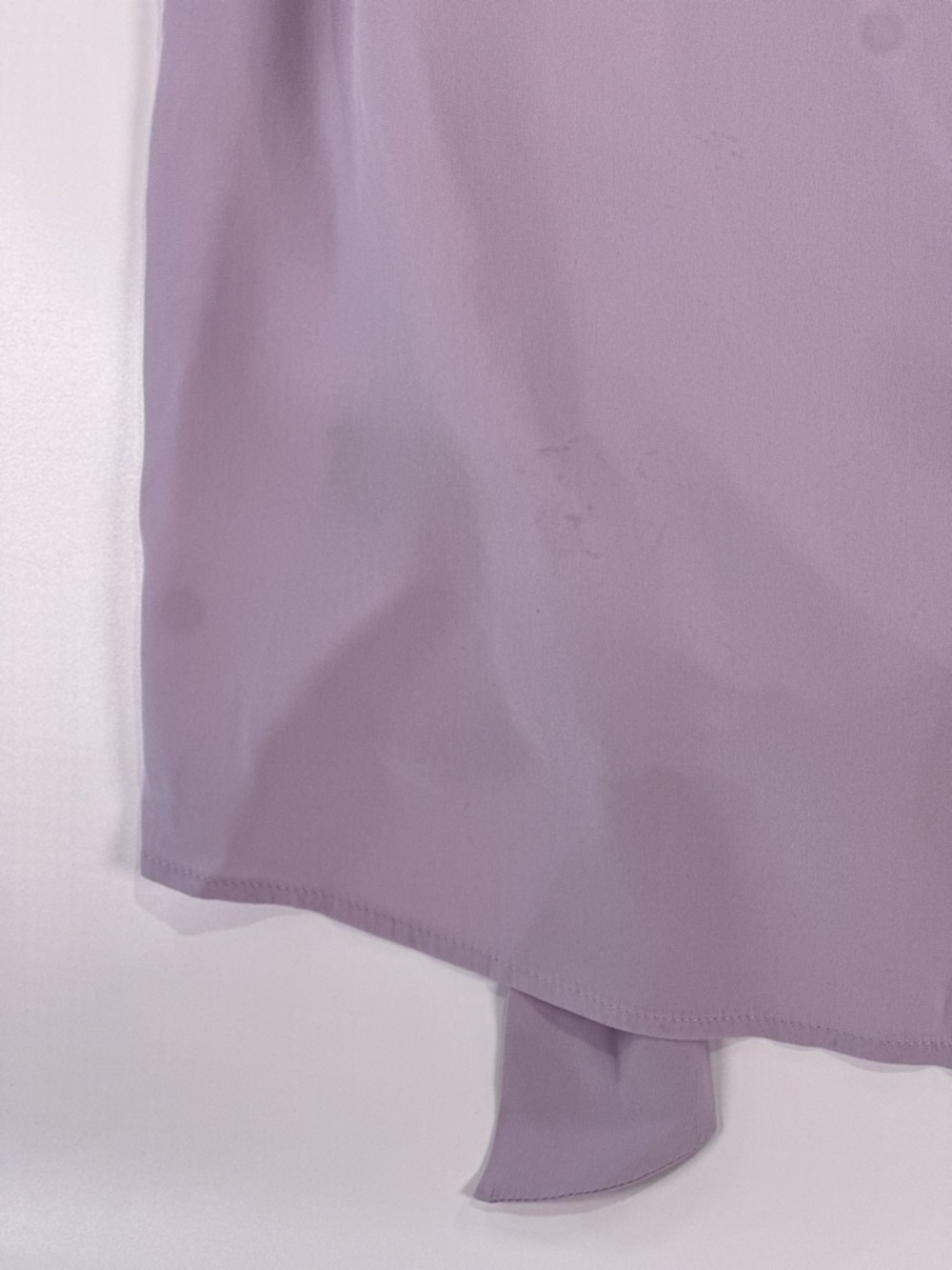 Rag And Bone Women Felix Silk Draped Blouse Lilac Sleeveless M - Picture 12 of 13